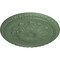 Ekena Millwork Richmond Ceiling Medallion (Fits Canopies up to 2 5/8"), Hnd-Painted Athenian Green, 18"OD x 1 3/8"P CM18RIAGF - alternate 2